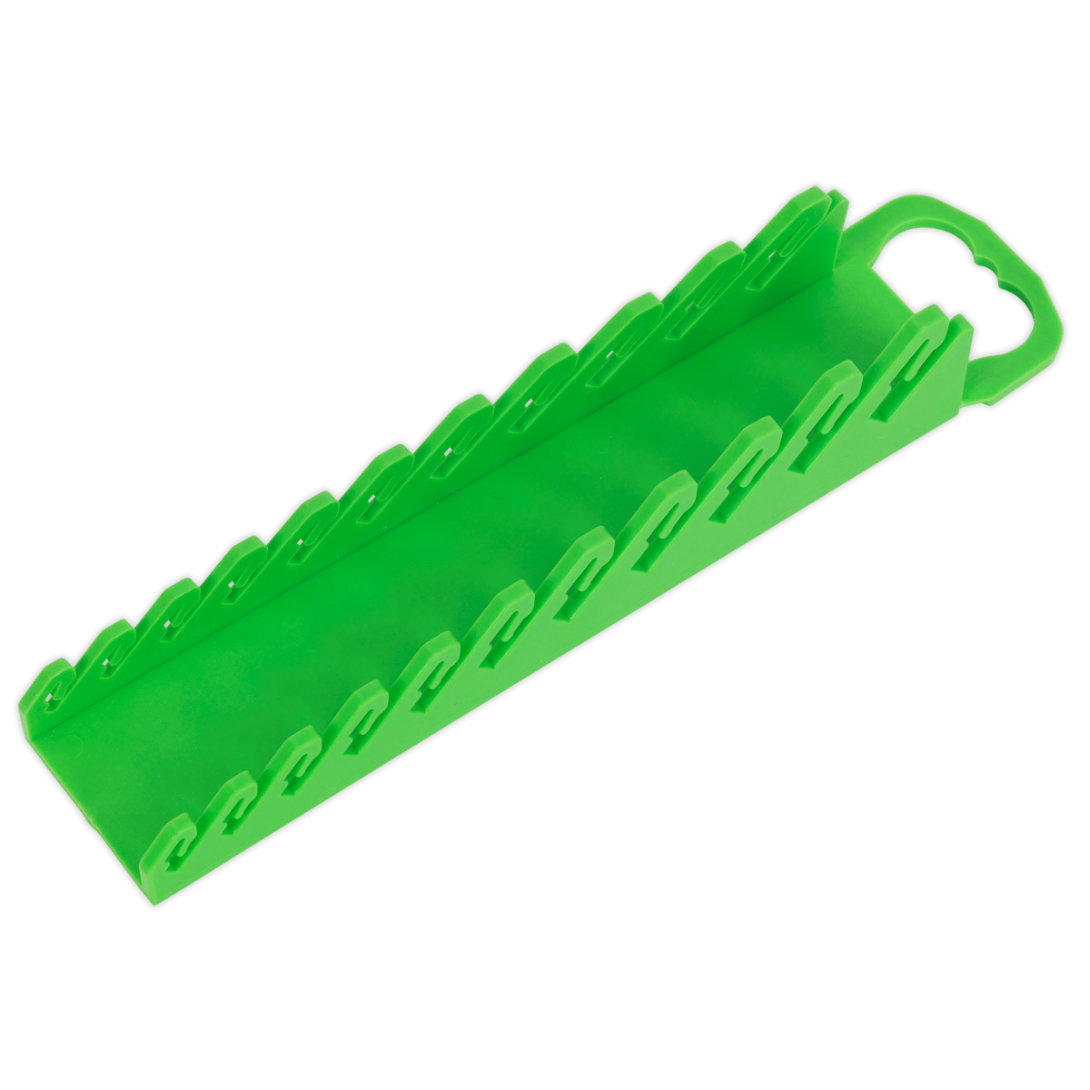 Spanner Rack Capacity 10 Stubby - Spanners Hi-Vis Green Spanner Rack Capacity 10 Stubby - Spanners Hi-Vis Green
