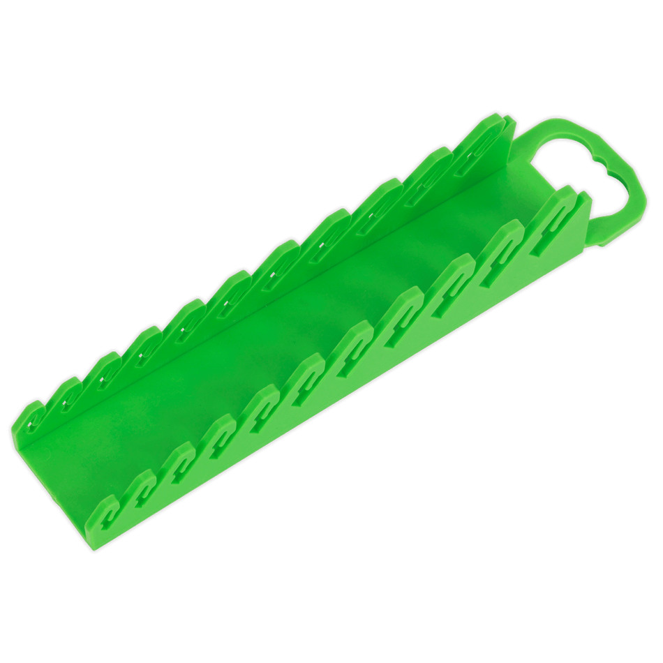 Spanner Rack Capacity 10 Stubby - Spanners Hi-Vis Green Spanner Rack Capacity 10 Stubby - Spanners Hi-Vis Green