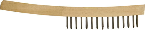 Wire Hand Brushes Wood Handle 2-row wire hand brushes with wooden handles - Quality Cleaning Tools