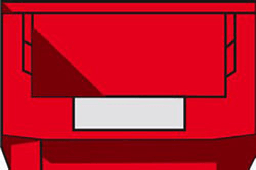 SSI Storage Bins 350 x 200 x 145mm Red SSI Storage Bins 350 x 200 x 145mm Red