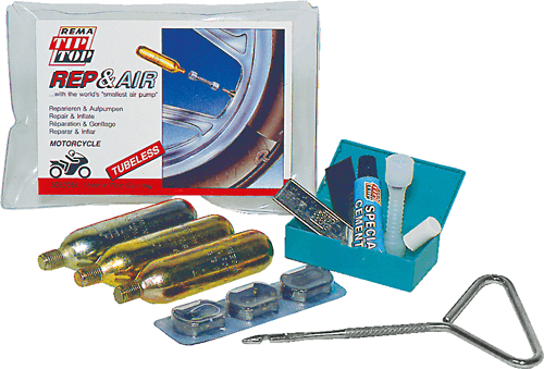 Motorcycle Tyre Repair and Inflate Kit Motorcycle Tyre Repair and Inflate Kit