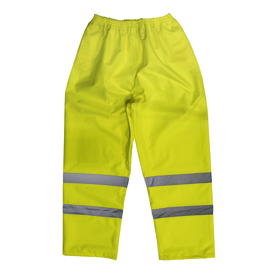 Sealey Hi-Vis Yellow Waterproof Trousers Sealey Hi-Vis Yellow Waterproof Trousers
