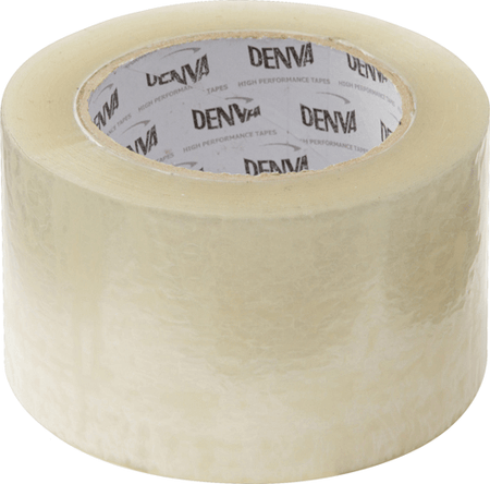 Clear Poly Tape Low Noise 72mm x 132m Roll Clear Poly Tape Low Noise 72mm x 132m Roll