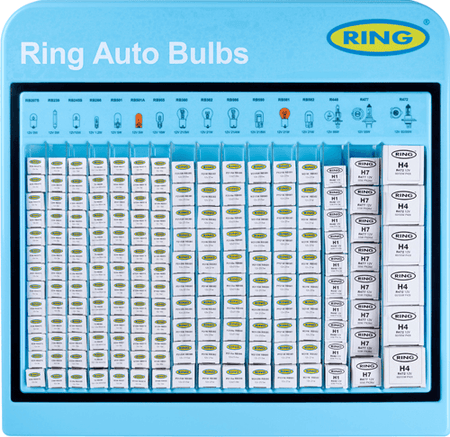 RING 12V Compact Wall Disp w/175 Single Bulbs RING 12V Compact Wall Disp w/175 Single Bulbs
