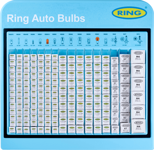 RING 12V Compact Wall Disp w/175 Single Bulbs RING 12V Compact Wall Disp w/175 Single Bulbs