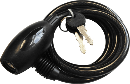 Spiral Cable Lock 1500mm Spiral Cable Lock 1500mm - Secure Your Bike with Ease