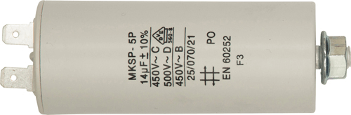 Motor Capacitor 35uF Spade Connector Motor Capacitor 35uF Spade Connector