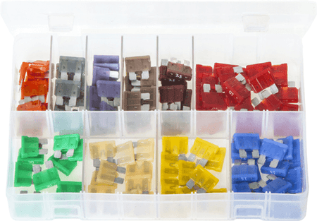 Assorted LITTELFUSE ATO Blade Fuses Standard 120 Pc Assorted LITTELFUSE ATO Blade Fuses Standard 120 Pc
