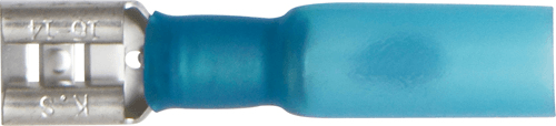 Assorted Heat Shrink Terminals Red & Blue - 130 Pieces Assorted Heat Shrink Terminals Red & Blue - 130 Pieces