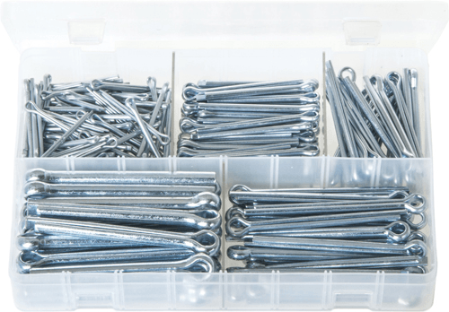 ASS. SPLIT PINS LARGE ZINC 1/8-5/16 ASS. SPLIT PINS LARGE ZINC 1/8-5/16