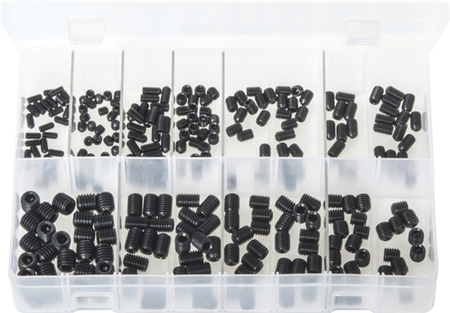 Assorted Grub Screws Black Metric 250 Pc Assorted Grub Screws Black Metric 250 Pc