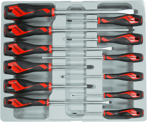 TENG Mega Drive Screwdriver Set 12-pce TENG Mega Drive Screwdriver Set - 12-pce Storage Case