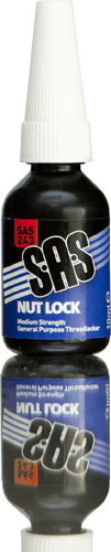 S.A.S Nut Lock Medium Strength 10ml-Multipack(12) S.A.S Nut Lock Medium Strength 10ml-Multipack(12)