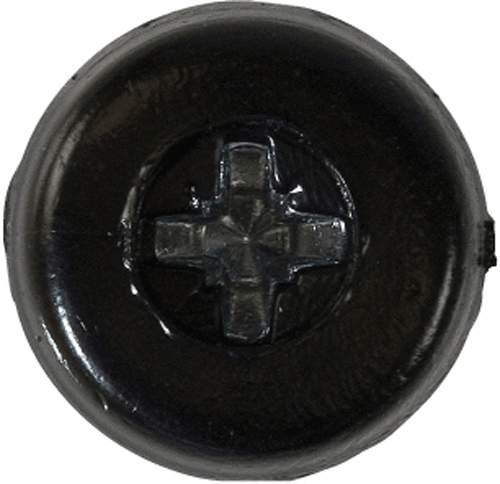 Number Plate Screws No.10 x 18mm Black Number Plate Screws No.10 x 18mm Black