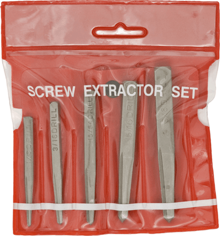 Screw & Stud Extractor Set 5-pce Screw & Stud Extractor Set 5-pce