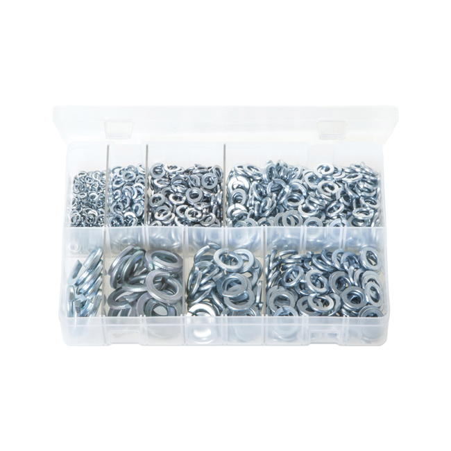 Assorted Spring Washers Metric 1015pc