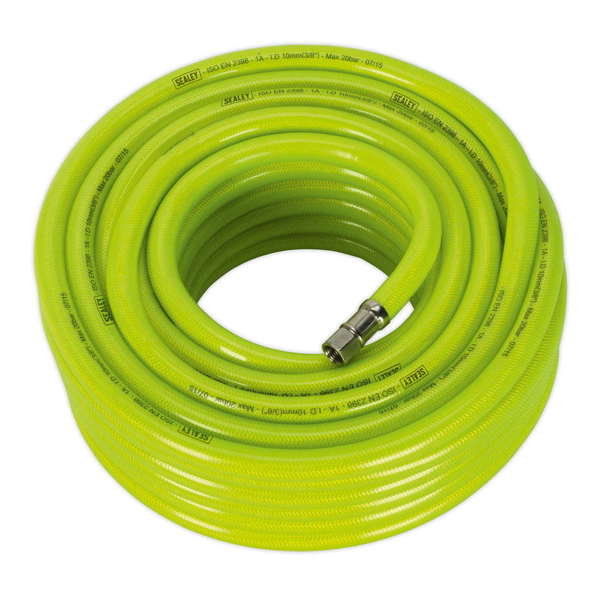 Sealey Hi-Vis Air Hose 20m x 10mm 1/4bsp Sealey Hi-Vis Air Hose 20m x 10mm 1/4bsp
