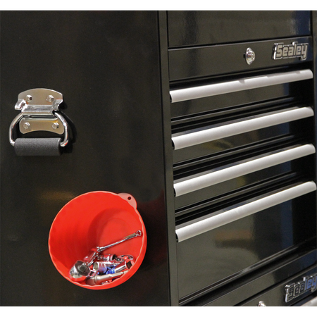Sealey Magnetic Collector 150mm Red Sealey Magnetic Collector 150mm Red