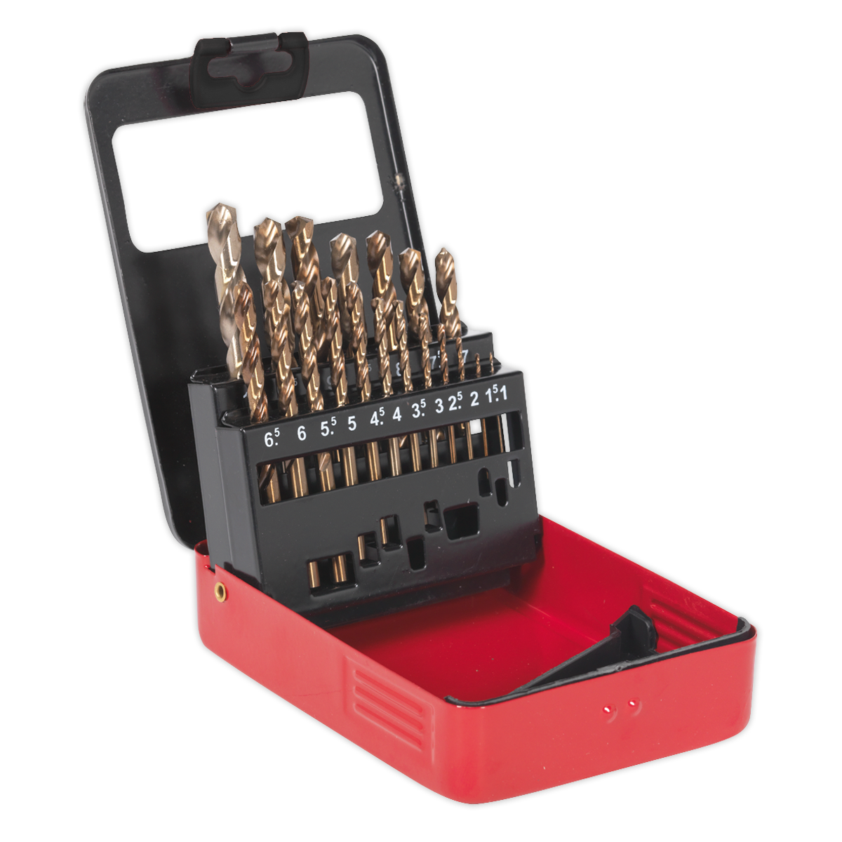 Sealey HSS Cobalt Split Point Drill Set 19pc Sealey HSS Cobalt Split Point Drill Set 19pc