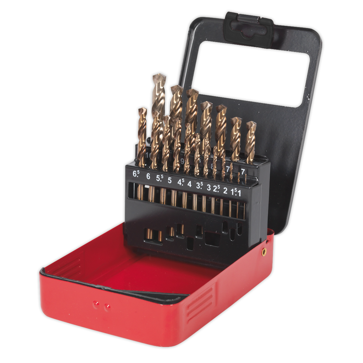 Sealey HSS Cobalt Split Point Drill Set 19pc Sealey HSS Cobalt Split Point Drill Set 19pc