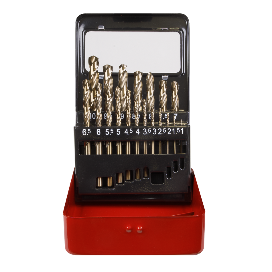 Sealey HSS Cobalt Split Point Drill Set 19pc Sealey HSS Cobalt Split Point Drill Set 19pc