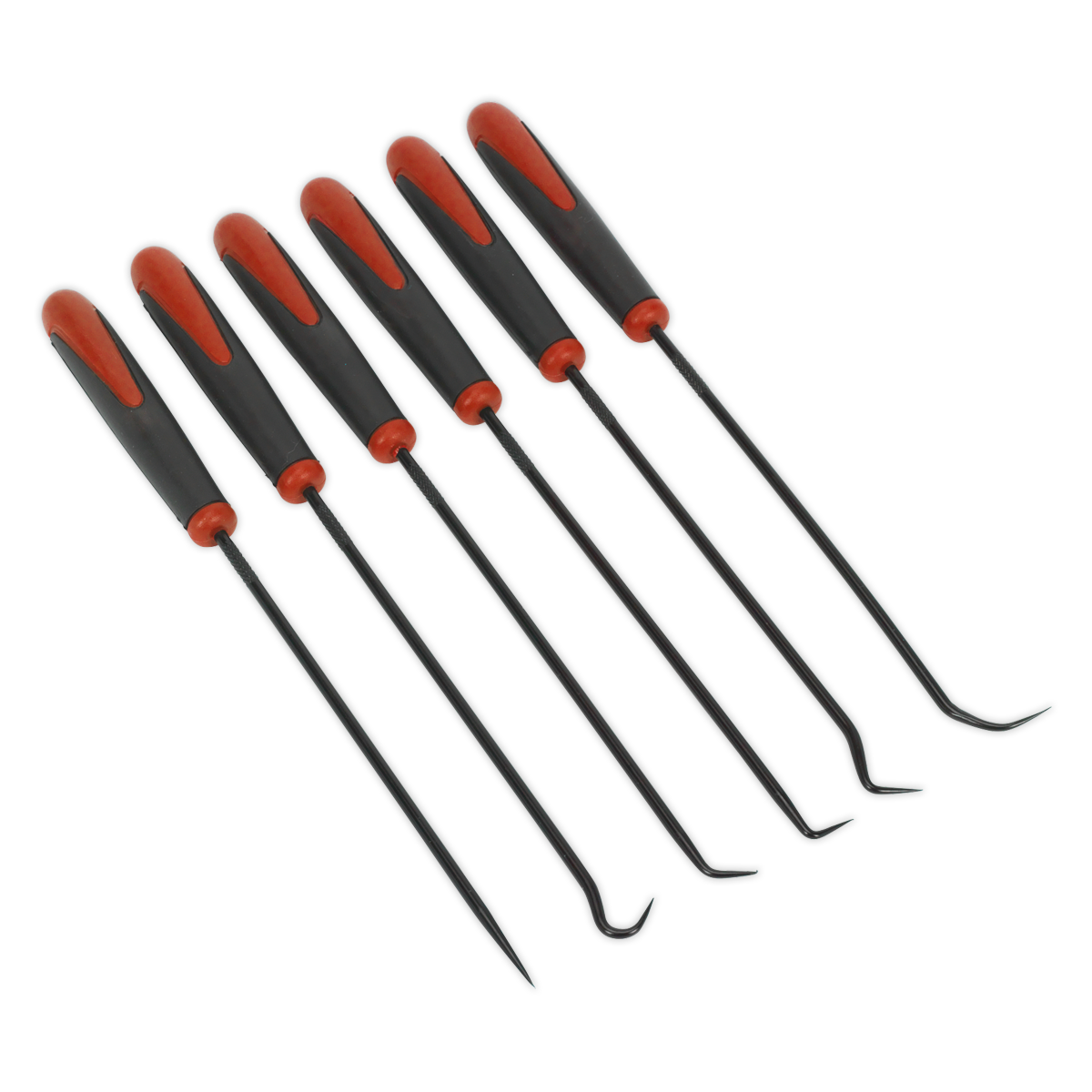 Sealey Pick & Hook Set 6pc Extra-long Sealey Pick & Hook Set 6pc Extra-long