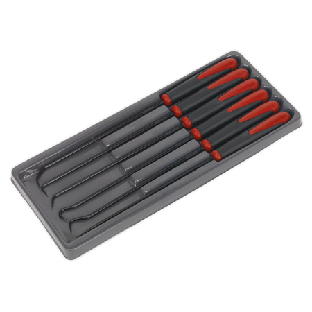 Sealey Pick & Hook Set 6pc Extra-long Sealey Pick & Hook Set 6pc Extra-long