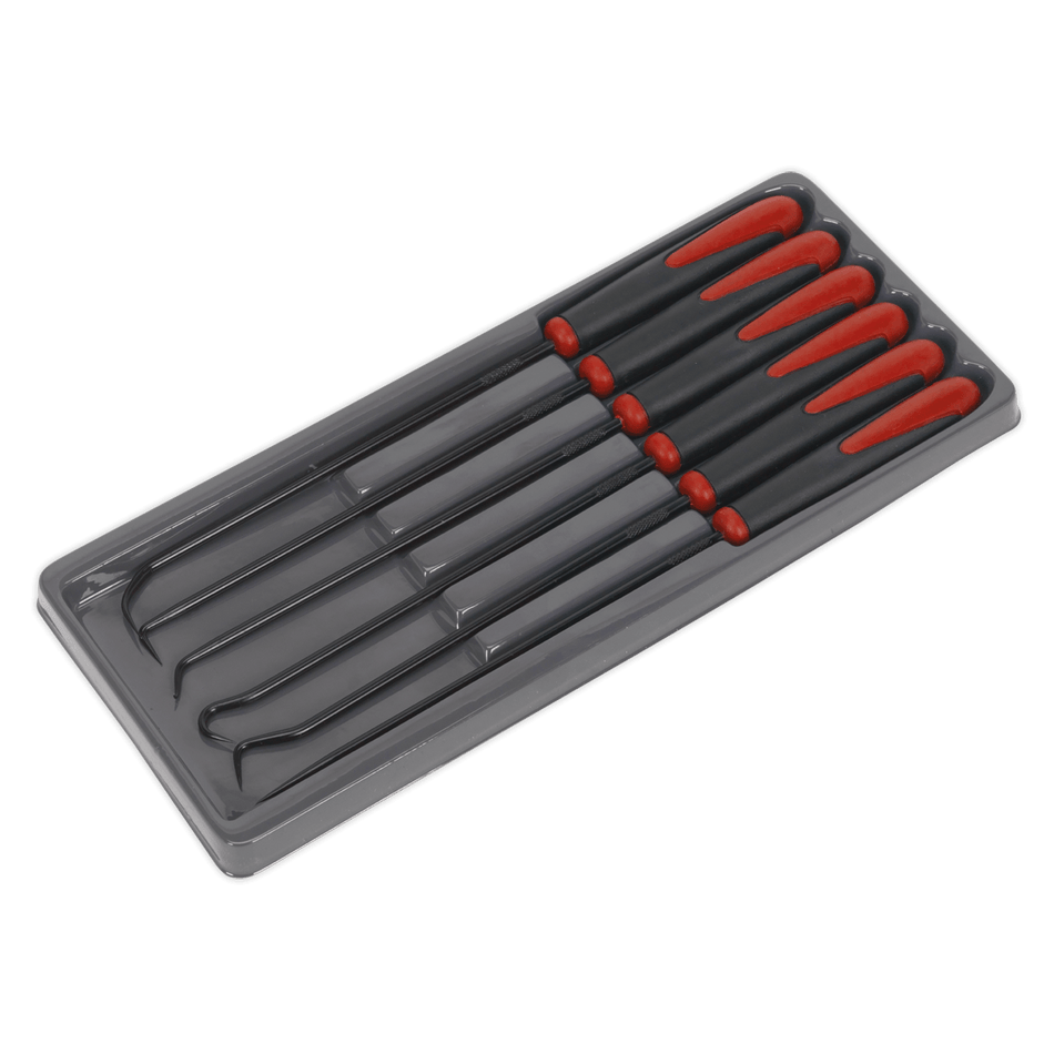 Sealey Pick & Hook Set 6pc Extra-long Sealey Pick & Hook Set 6pc Extra-long