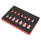 Sealey TRX-Sar Socket Set 14pc 1/4"-3/8" & 1/2" E4 to E24 Sealey TRX-Sar Socket Set 14pc 1/4"-3/8" & 1/2" E4 to E24