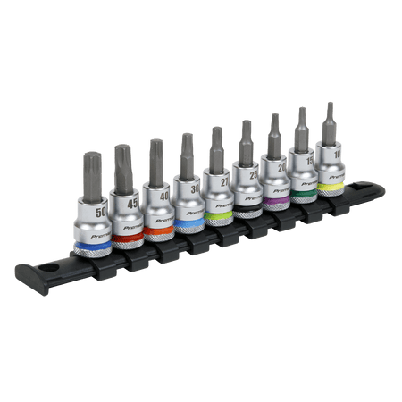 TRX-Star Socket Bit Set 9pc 3/8"dr TRX-Star Socket Bit Set 9pc 3/8"dr