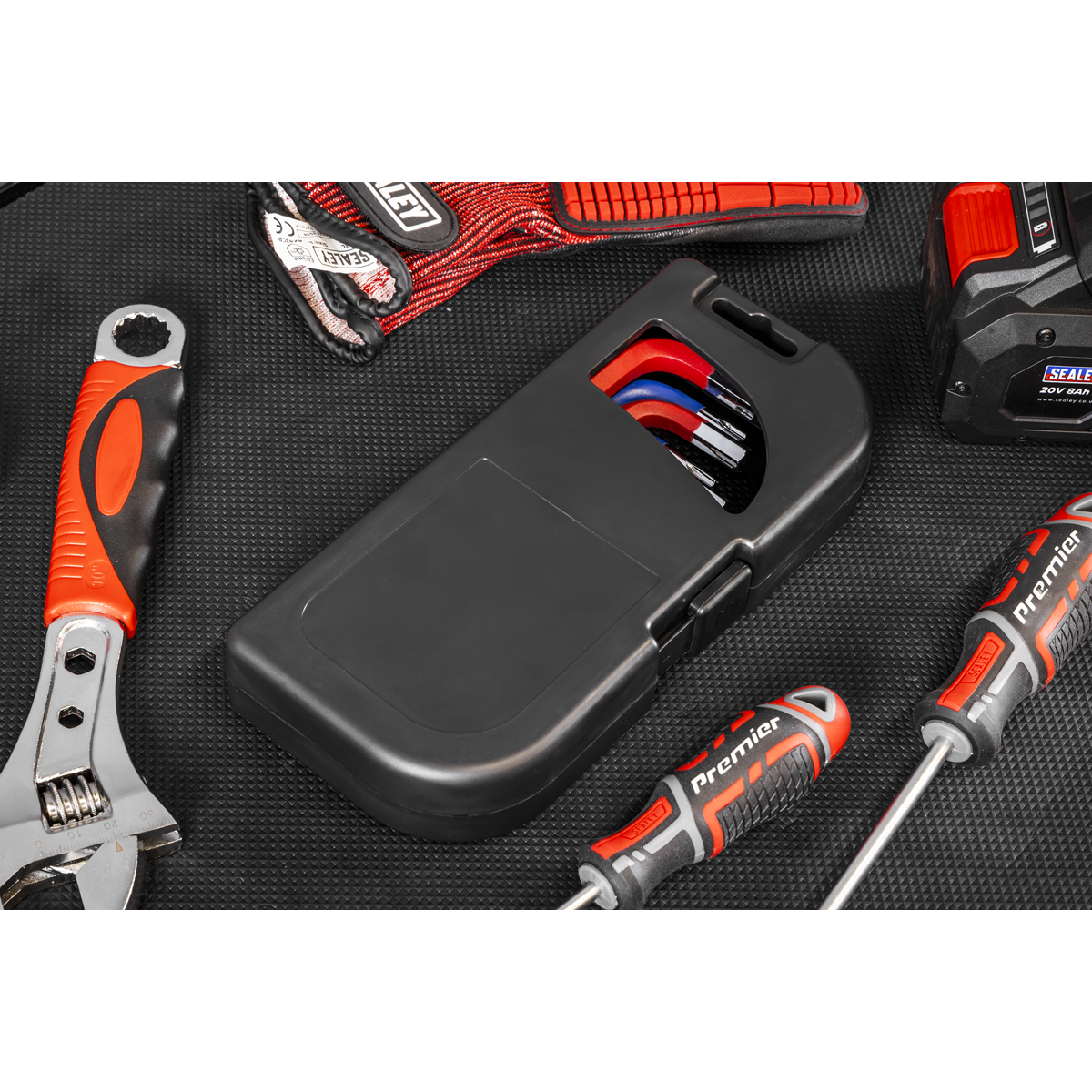 Sealey Long Anti-slip TRX-Star Hex Key Set 18pc anti-slip TRX-Star hex key set - 18pc Professional Tools