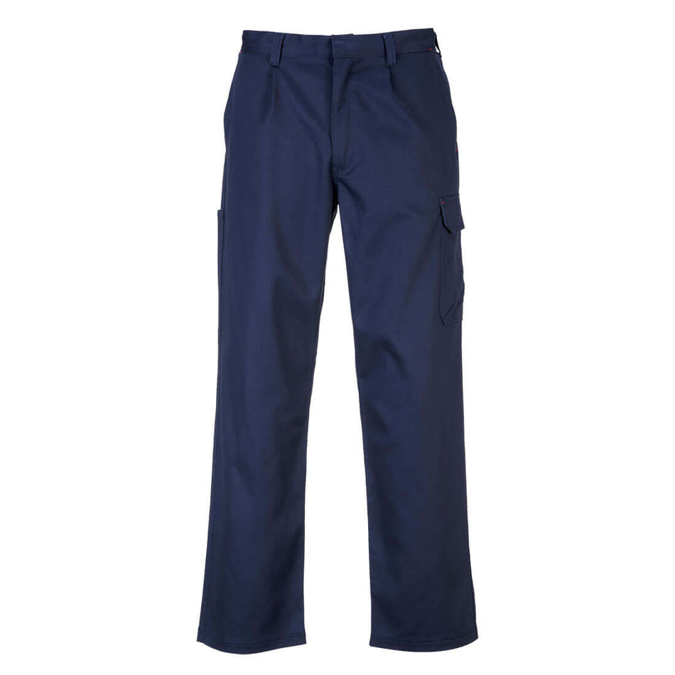 PORTWEST Bizweld Cargo Pants in Navy S-5XL PORTWEST Bizweld Cargo Pants in Navy S-5XL - Dual Hazard Protection