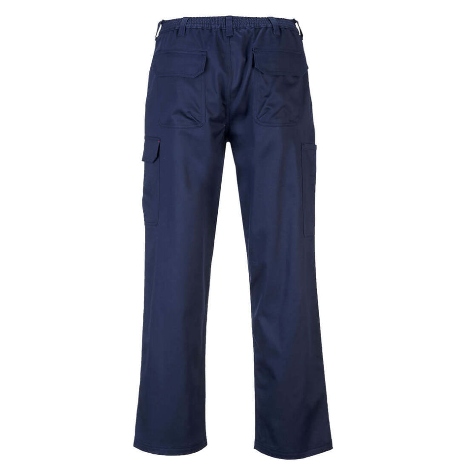 PORTWEST Bizweld Cargo Pants in Navy S-5XL PORTWEST Bizweld Cargo Pants in Navy S-5XL - Dual Hazard Protection