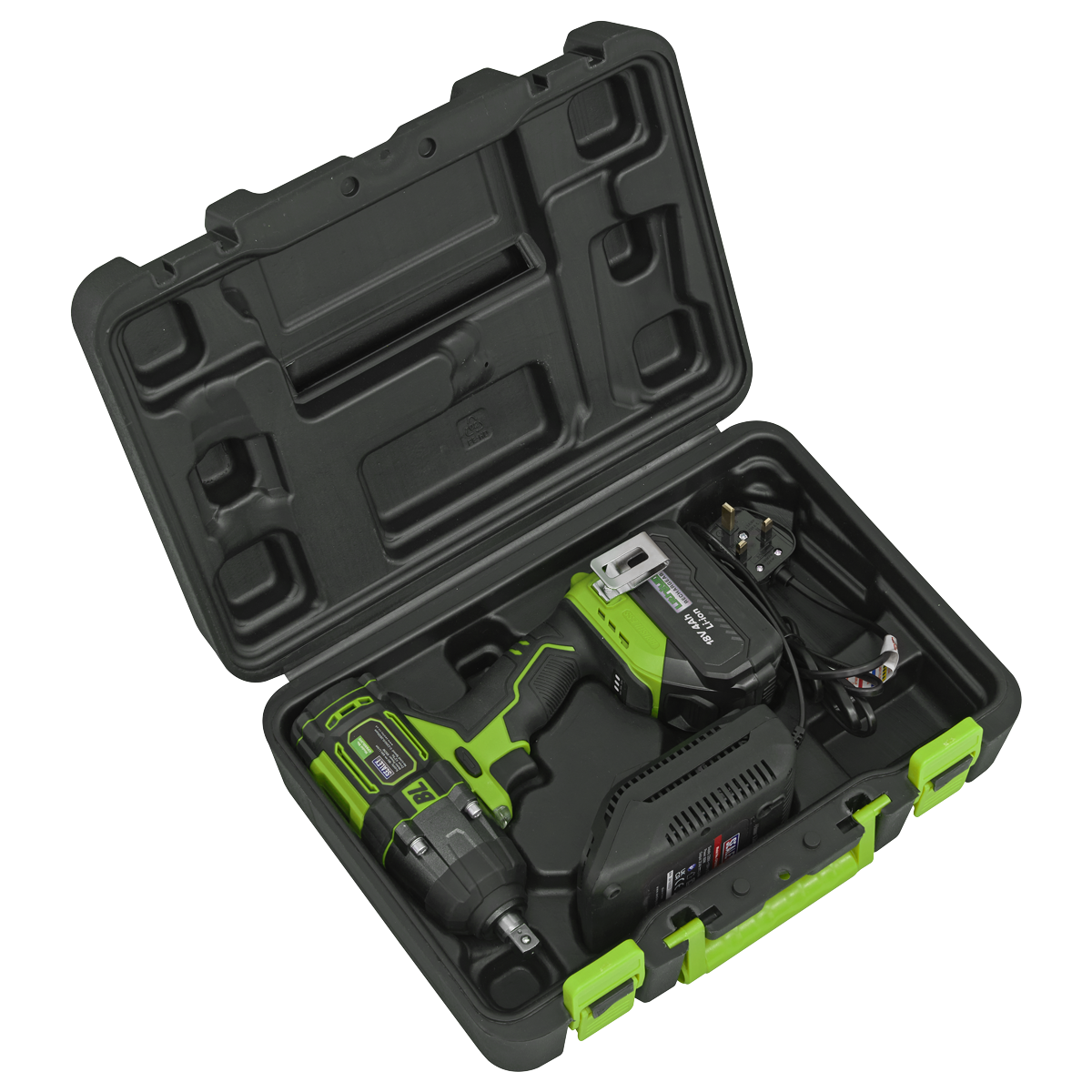 Sealey Cordless Impact Wrench 18V 4Ah 1/2"dr Sealey Cordless Impact Wrench 18V 4Ah 1/2"dr