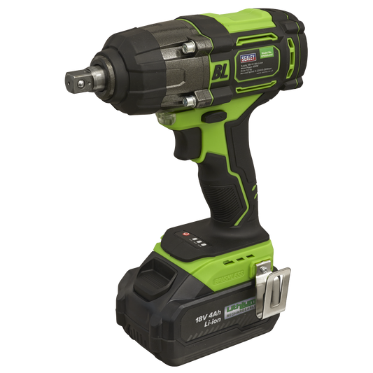 Sealey Cordless Impact Wrench 18V 4Ah 1/2"dr Sealey Cordless Impact Wrench 18V 4Ah 1/2"dr