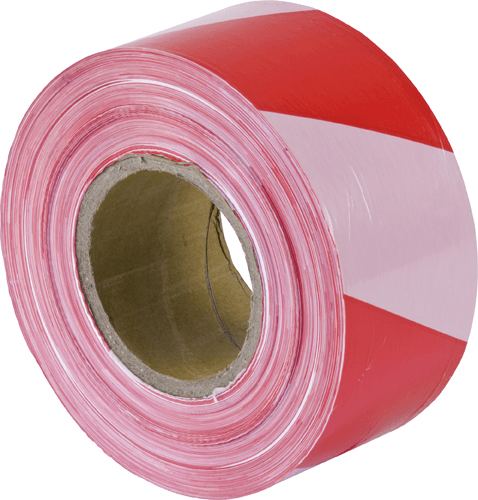 Barrier Tape 70mm x 250m - Red/White Barrier Tape 70mm x 250m - Red/White