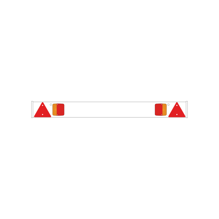RING 4' 6" Lighting Board c/w 6m Cable & Fog