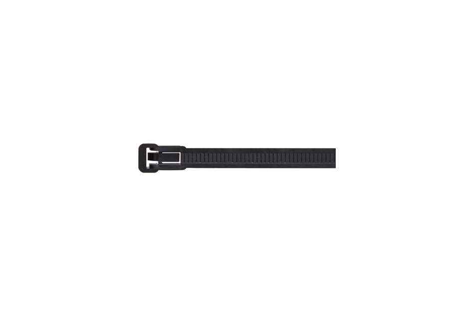 HELLMN Cable Ties Black REL 250x7.5mm