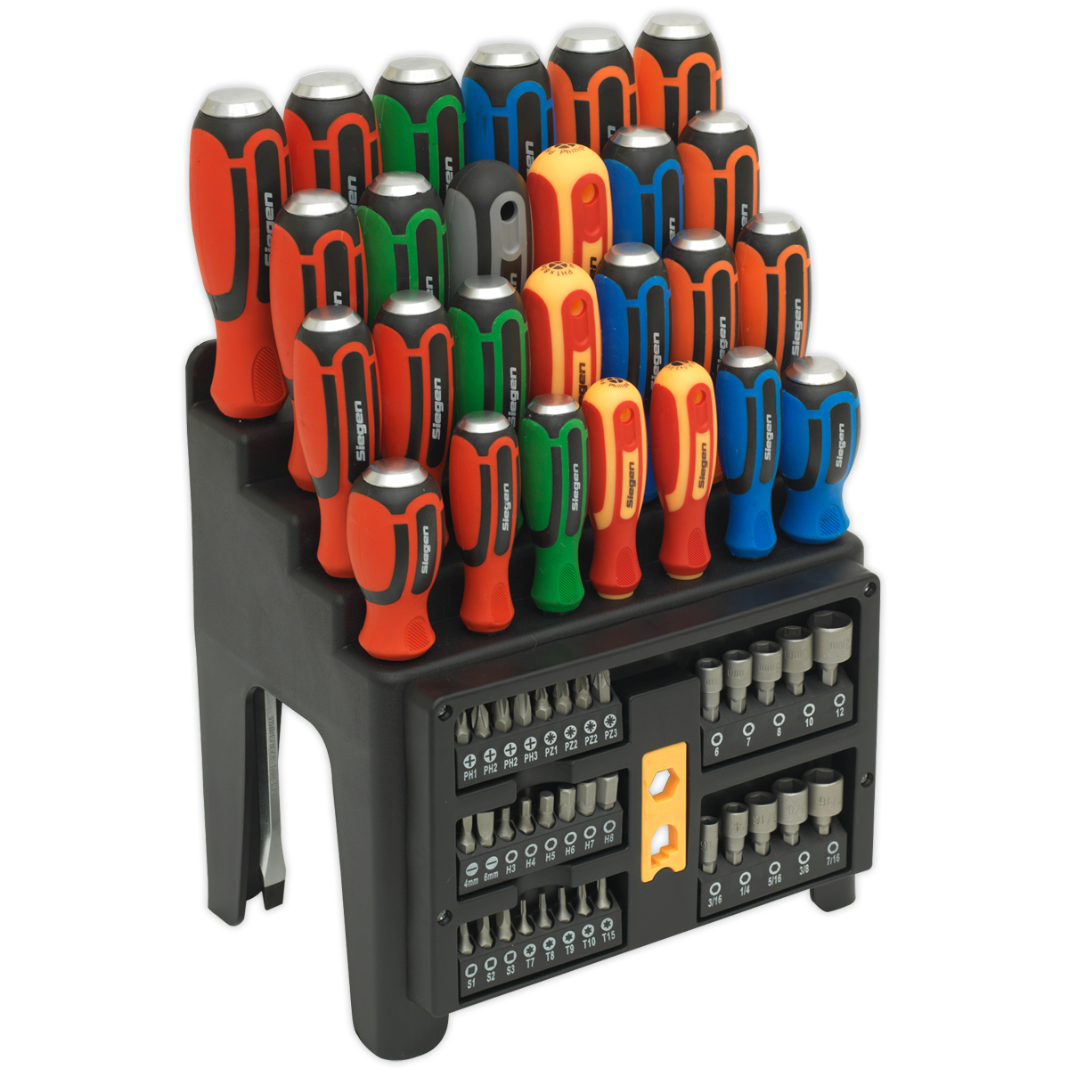 SEALEY Hammer Thru Screwdriver Set 61pc SEALEY Hammer Thru Screwdriver Set 61pc