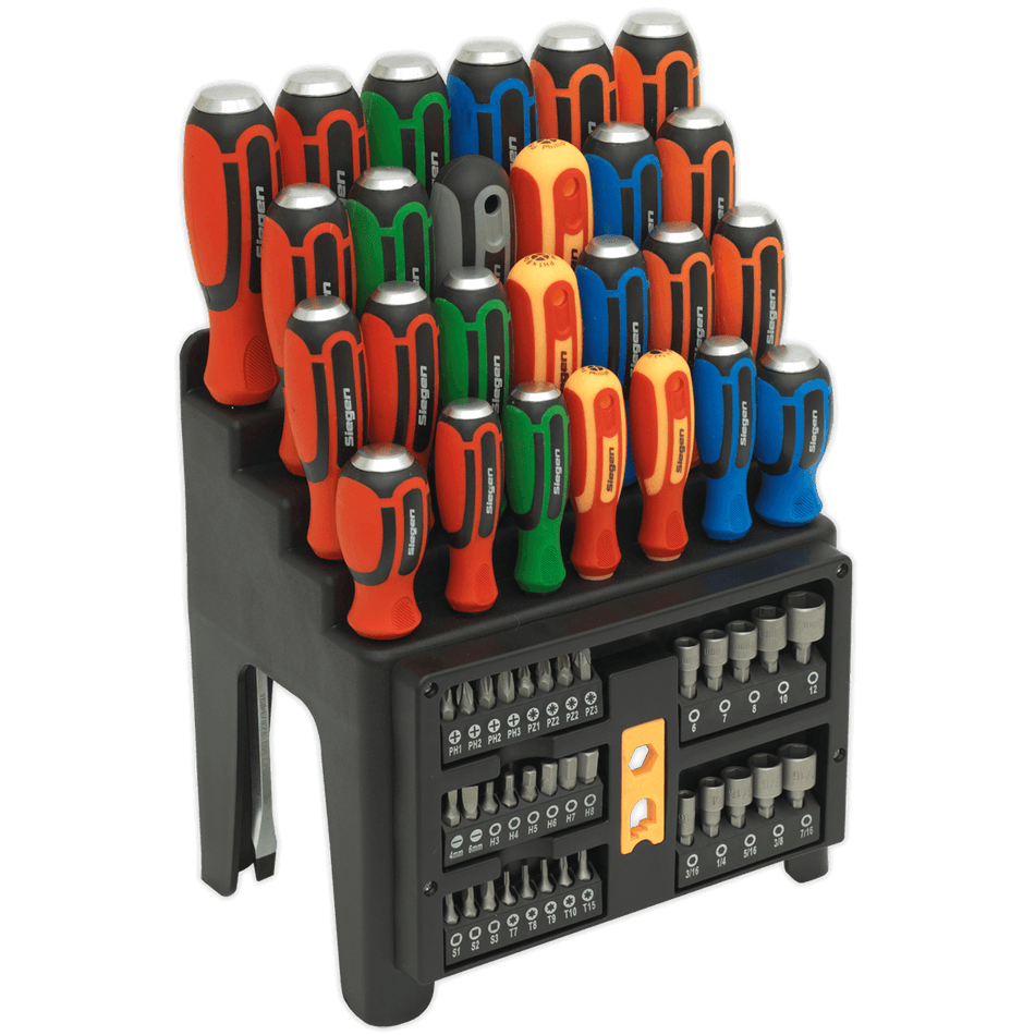 SEALEY Hammer Thru Screwdriver Set 61pc SEALEY Hammer Thru Screwdriver Set 61pc