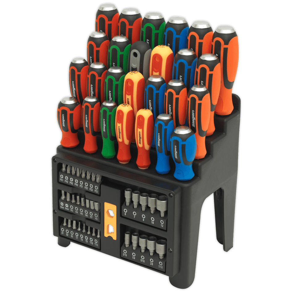 SEALEY Hammer Thru Screwdriver Set 61pc SEALEY Hammer Thru Screwdriver Set 61pc