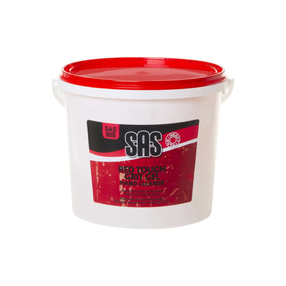 S.A.S Red Tough Grit Gel Hand Cleaner 5 Ltr S.A.S Red Tough Grit Gel Hand Cleaner 5 Ltr