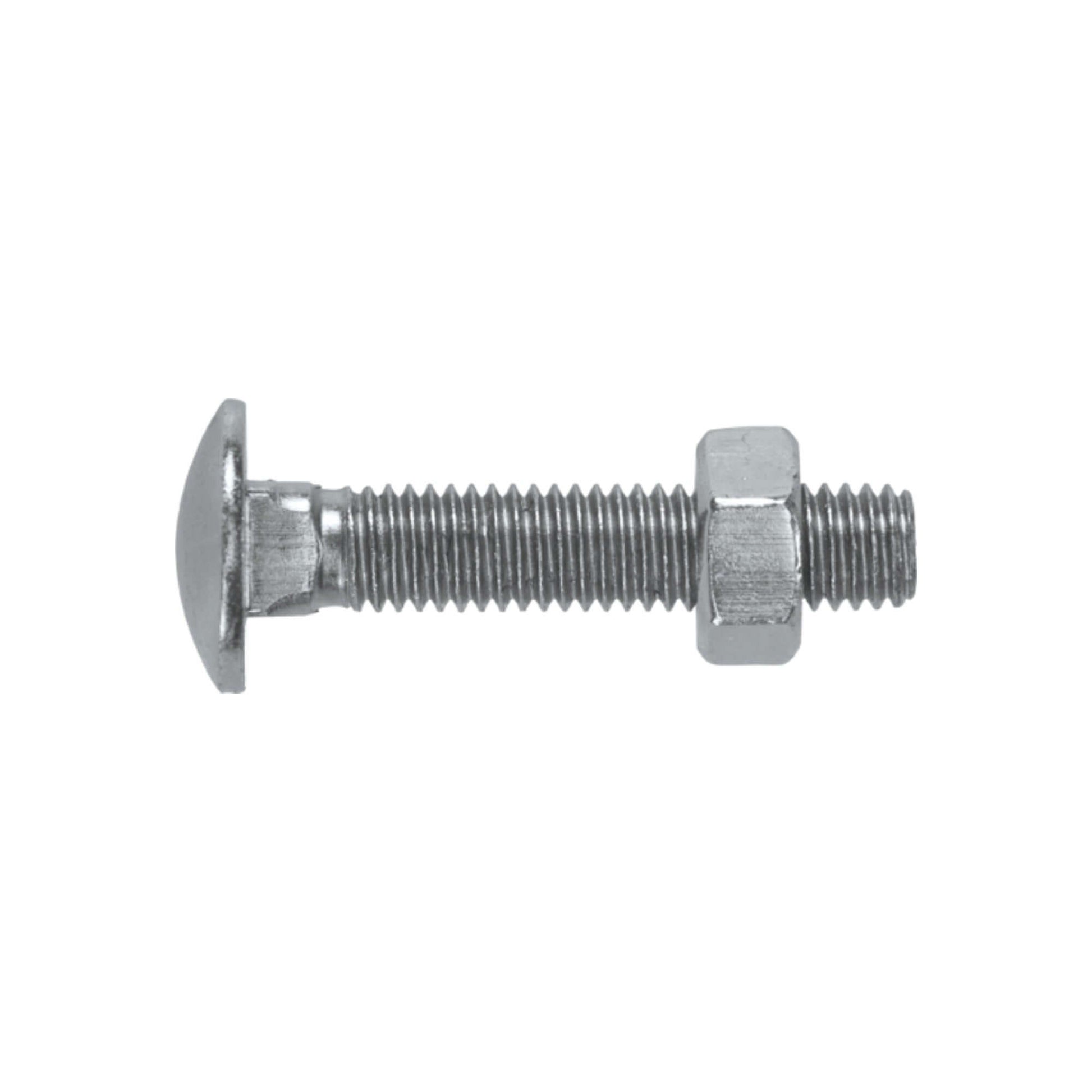 Coach Bolt & Nut M6 x 25mm Coach Bolt & Nut M6 x 25mm for Heavy-Duty Applications
