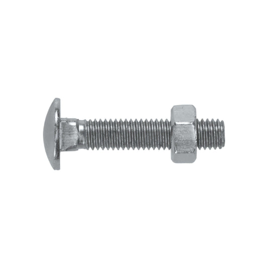 Coach Bolt & Nut M6 x 25mm Coach Bolt & Nut M6 x 25mm for Heavy-Duty Applications