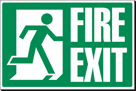 Fire Exit 240 x 360mm Sign Fire Exit 240 x 360mm Sign