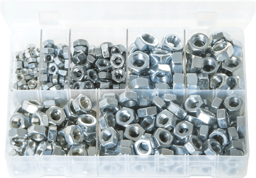 Metric Fine Steel Nut Assortment M6–M10 – 350 Pieces Metric Fine Steel Nut Assortment M6–M10 – 350 Pieces