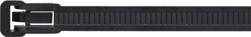 HELLMN Cable Ties Black REL 250x7.5mm HELLMN Cable Ties Black REL 250x7.5mm