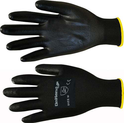 Nitrile Coated Gloves - Size L Nitrile Coated Gloves - Size L