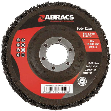 RUST & METAL POLY DISC 4 1/2" RUST & METAL POLY DISC 4 1/2"