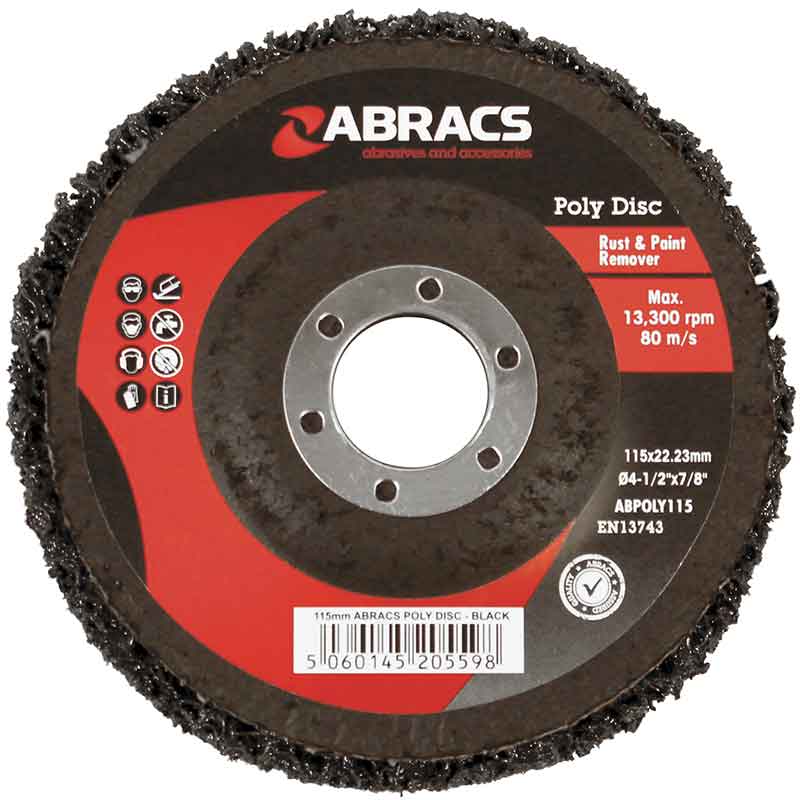 RUST & METAL POLY DISC 4 1/2" RUST & METAL POLY DISC 4 1/2"